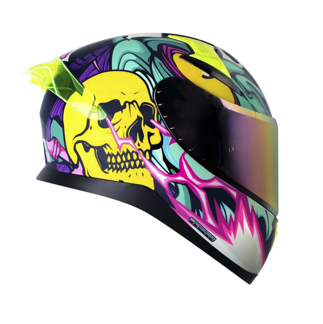 Casco moto shaft pro 612dv the abisal az mr integral con sun visor (V/SV)