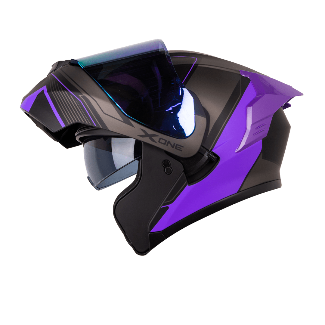 Casco moto xone 3000rs drift ng mr abatible sun visor