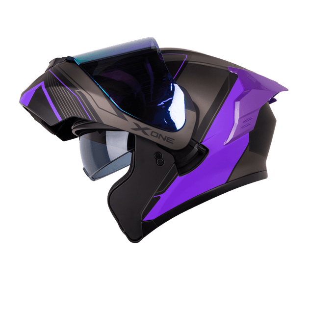 Casco moto xone 3000rs drift ng mr abatible sun visor