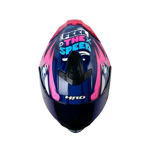 Casco moto hro 506 mask az.os fc integral norma dot