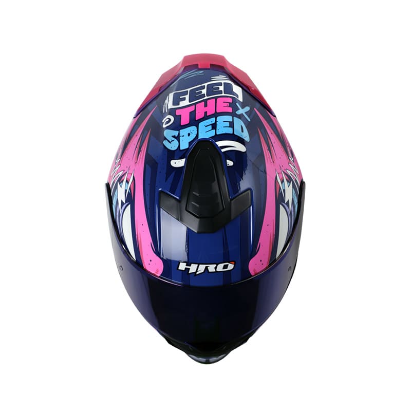 Casco moto hro 506 mask az.os fc integral norma dot
