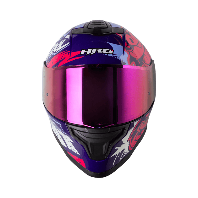 Casco moto hro 506 black cat mr integral norma DOT