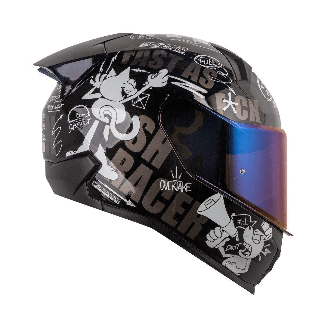Casco moto shaft 560 evo anarchy ng bl