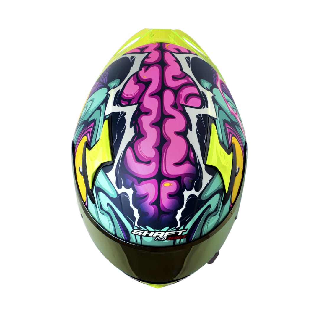 Casco moto shaft pro 612dv the abisal az mr integral con sun visor (V/SV)