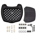 Maleta moto top case 4rs e68 carbon 48 litros con luz led