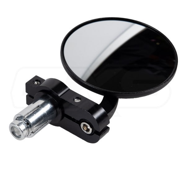 Espejos Moto Tope Puño Aluminio Tipo Cafe Racer KMT-381