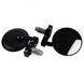 Espejos Moto Tope Puño Aluminio Tipo Cafe Racer KMT-381
