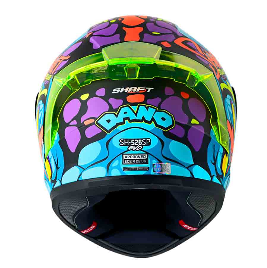 CASCO MOTO SHAFT 526SP EVO DANO AZUL INTEGRAL