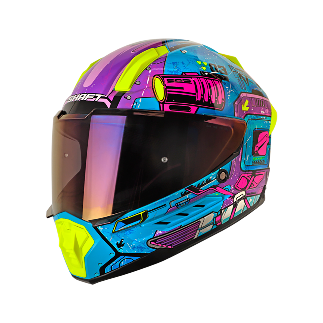 Casco moto shaft 595 omega az integral (SV)