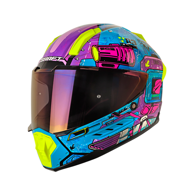 Casco moto shaft 595 omega az integral (SV)