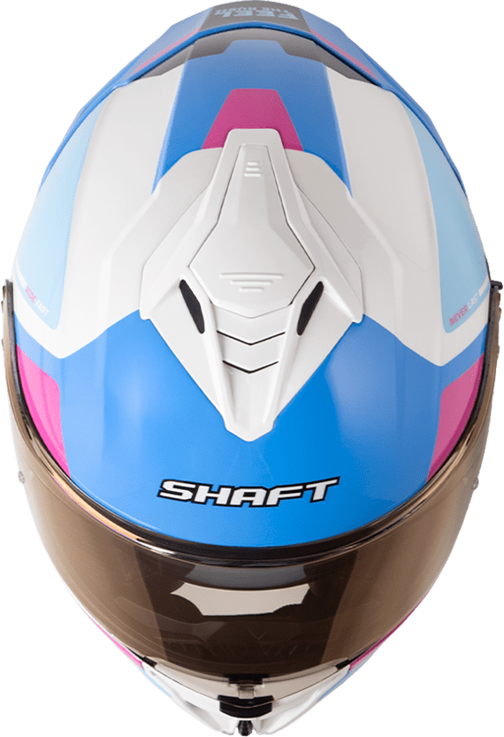 Casco moto shaft sh-598 gtr take down bl.pr rs integral sun visor