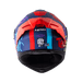 Casco moto hro 3480dv letter face az.os mr abatible con sun visor dot
