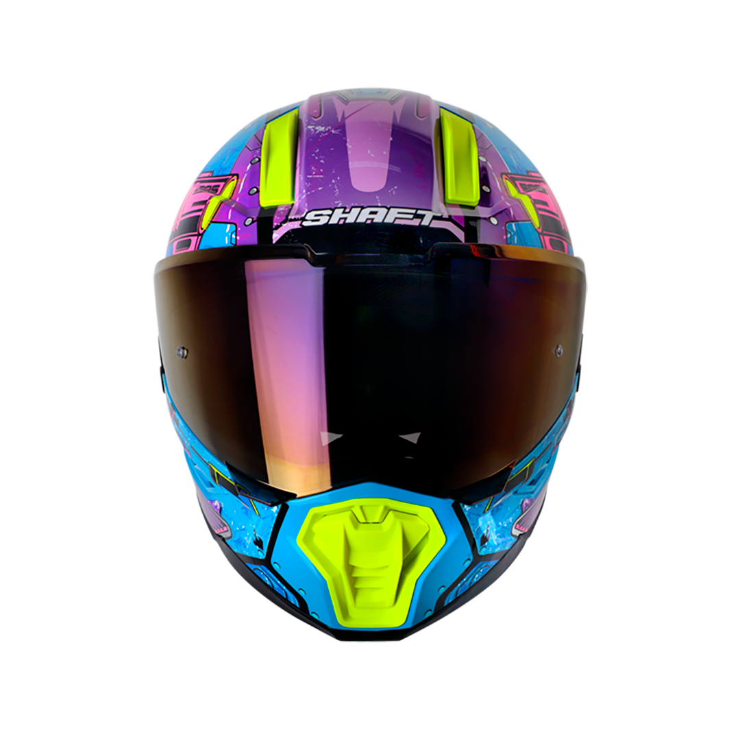 Casco moto shaft 595 omega az integral (SV)