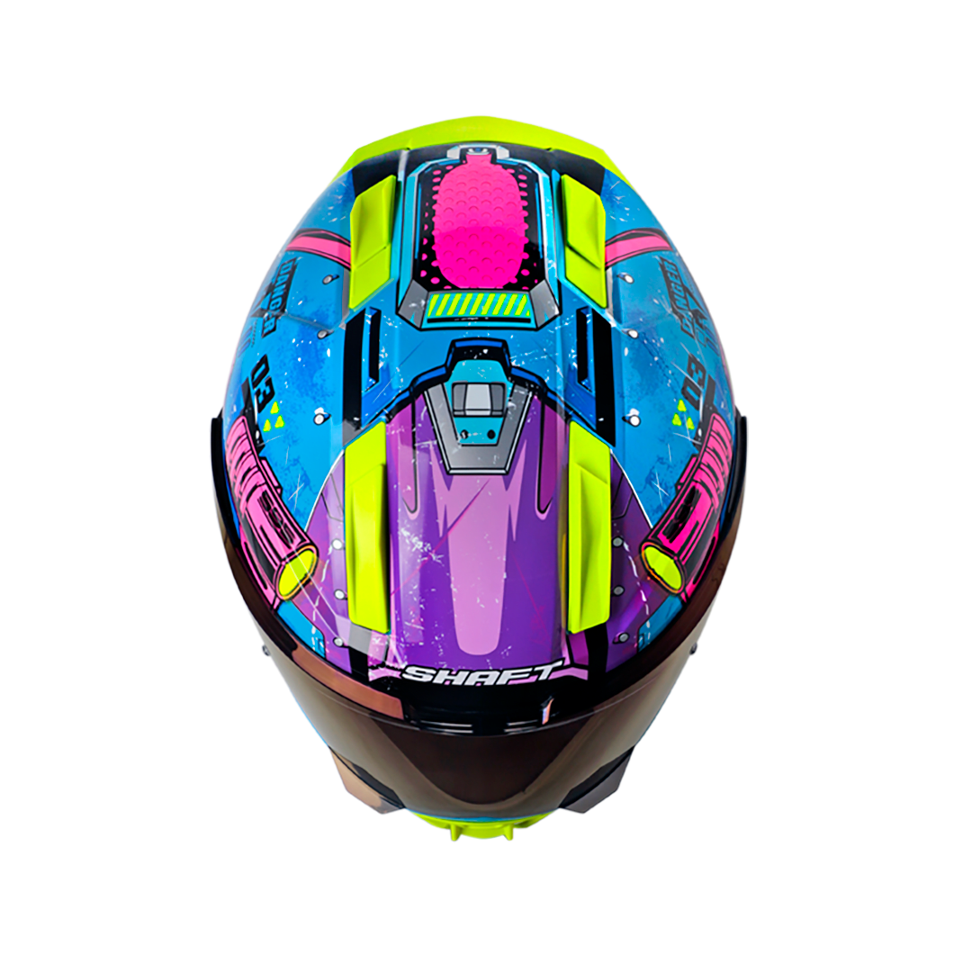Casco moto shaft 595 omega az integral (SV)