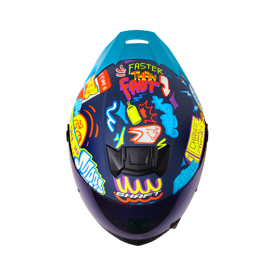 casco moto shaft 502sp beat az am integral normal dot acreditado (V/SV)