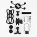 Soporte para celular y cámaras belta moto pro volantes 22 y 28mm + cargador usb