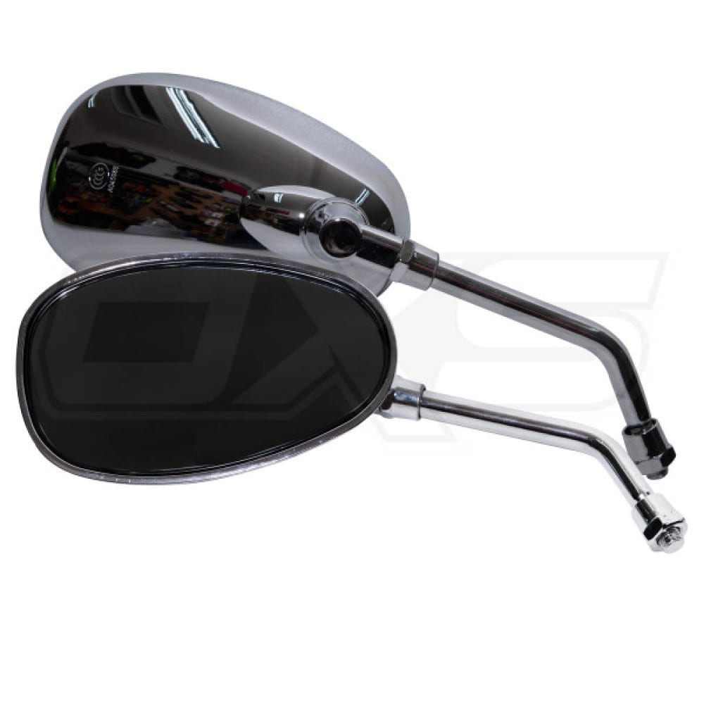 Espejos Para Moto Cromados Chopper