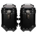 Maletas laterales para moto 4rs v39 v2 aluminio black 72 litros universal desmontables