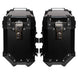 Maletas laterales para moto 4rs v39 v2 aluminio black 72 litros universal desmontables