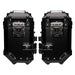Maletas laterales para moto 4rs v39 v2 aluminio black 72 litros universal desmontables