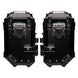 Maletas laterales para moto 4rs v39 v2 aluminio black 72 litros universal desmontables
