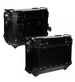 Maletas laterales para moto 4rs v39 v2 aluminio black 72 litros universal desmontables