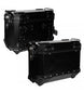 Maletas laterales para moto 4rs v39 v2 aluminio black 72 litros universal desmontables