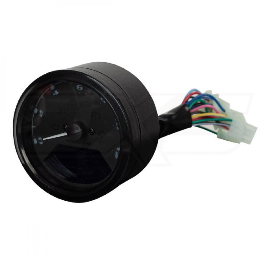 Tablero digital para moto 3,7 pulgadas hibrido con pantalla tacómetro velocimetro odometro