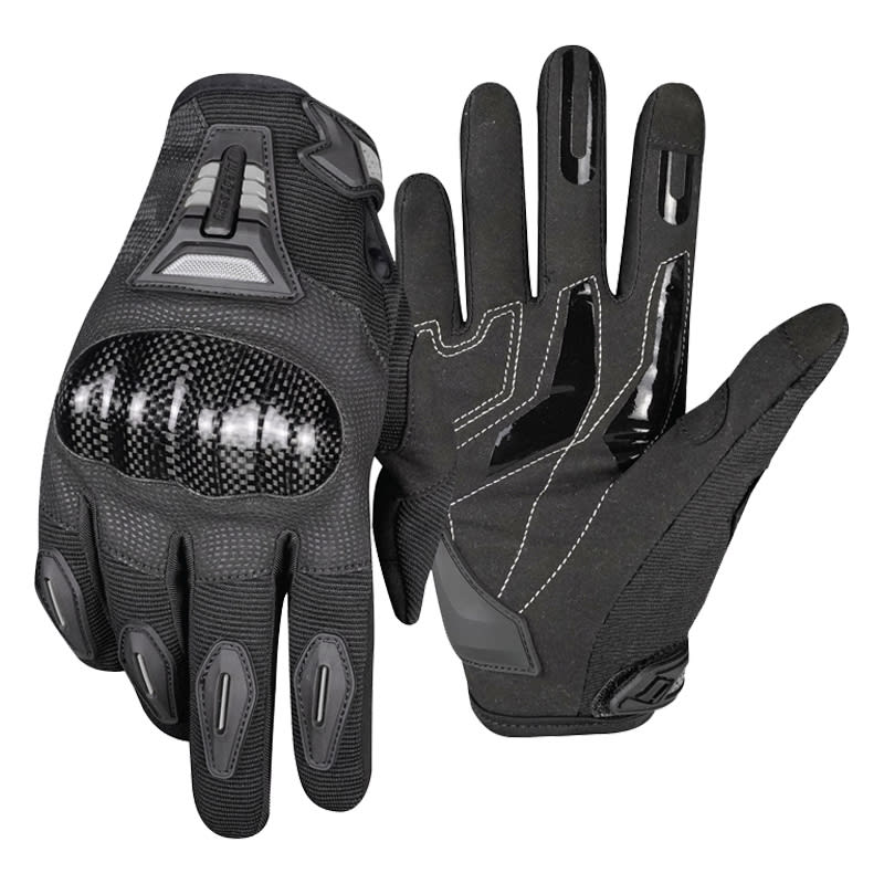 Guantes para moto ones again mg07 cf mujer con protecciones touch