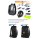 Mochila para moto motocentric rigida expandible de 29 a 45 litros mc-0123