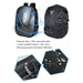 Mochila para moto motocentric rigida expandible de 29 a 45 litros mc-0123
