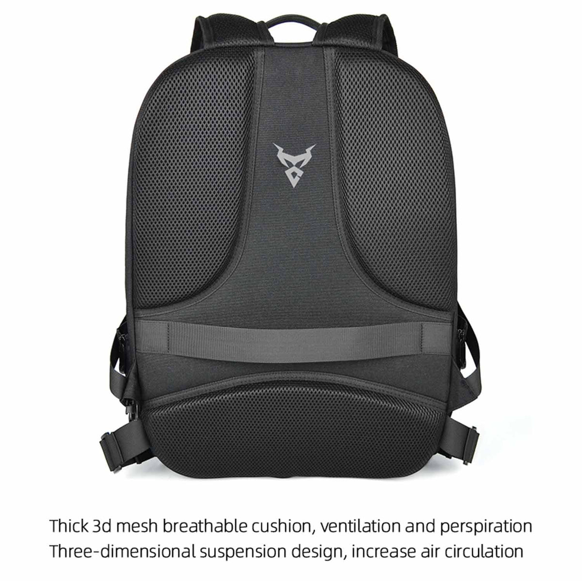 Mochila para moto motocentric rigida expandible de 29 a 45 litros mc-0123
