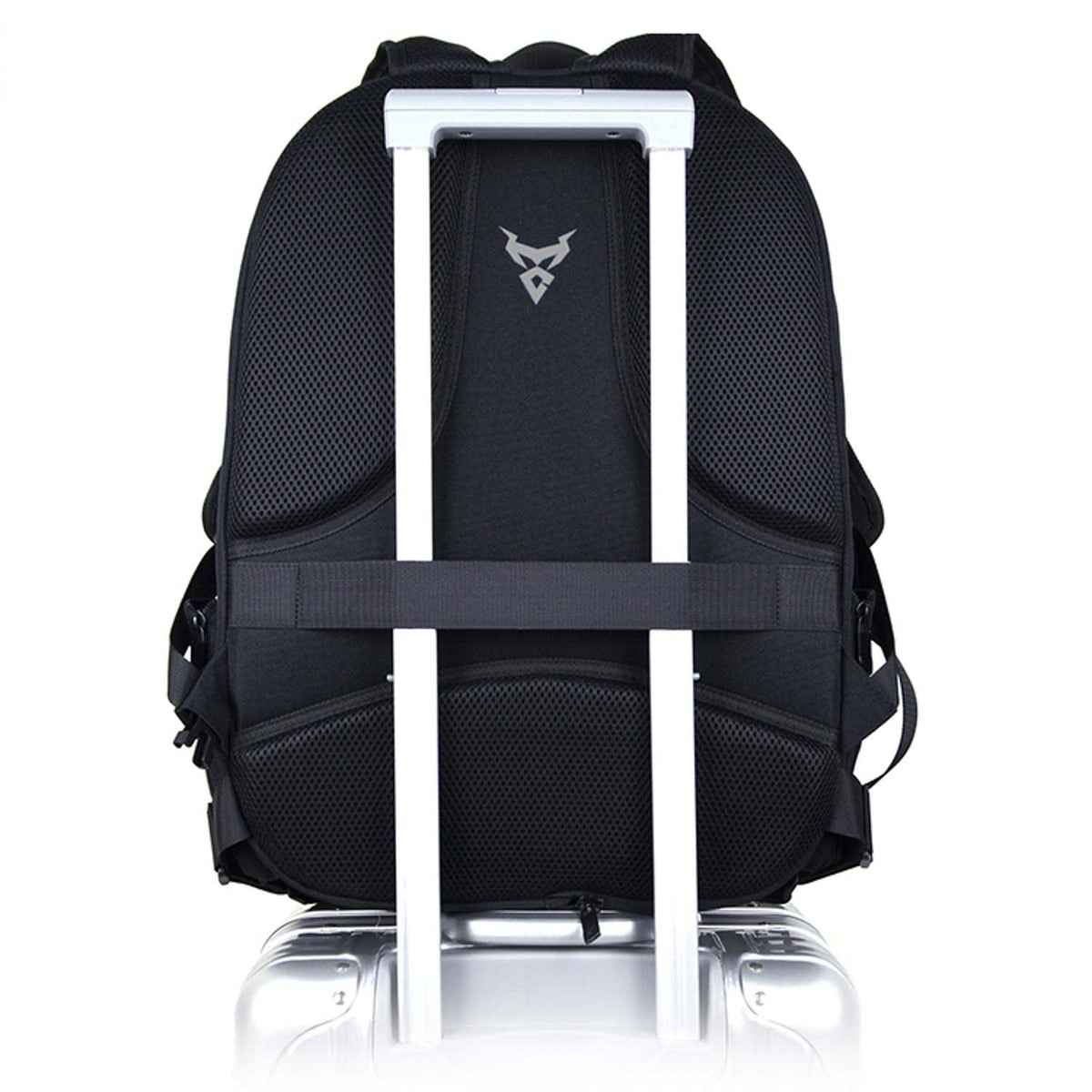 Mochila para moto motocentric rigida expandible de 29 a 45 litros mc-0123
