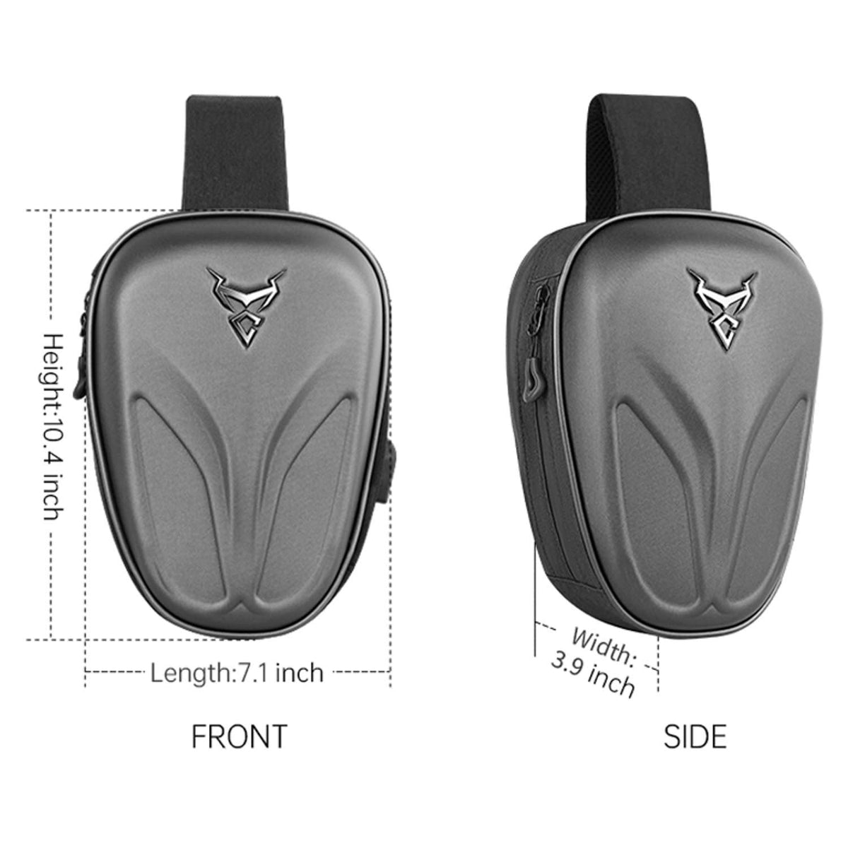 Bolso crossbody motocentric para moto 11-mc-0132 3,5 litros