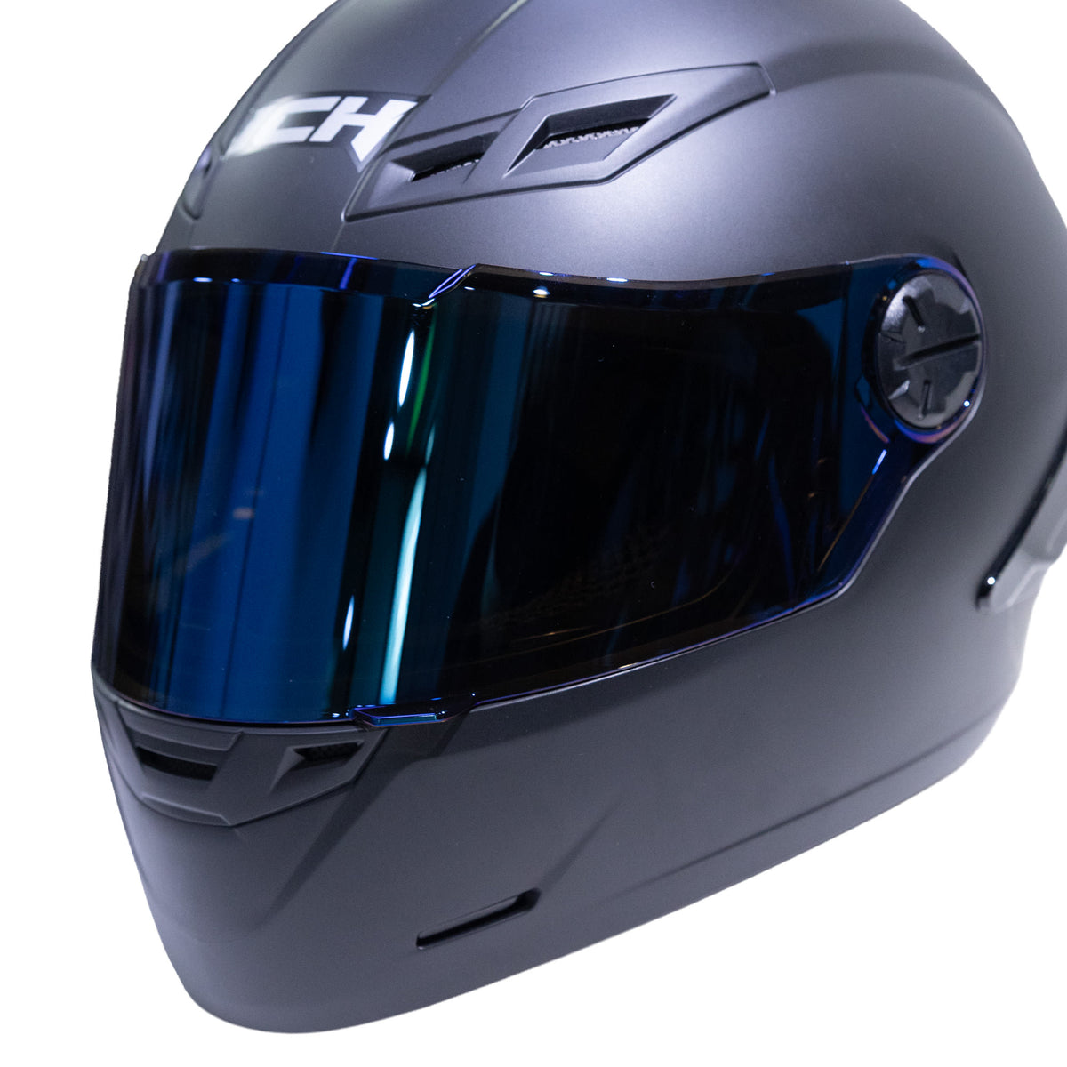 Visor mica de repuesto para casco moto ich 501SP / TECH T50 iridium az