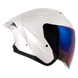 Casco moto shaft 246sp solid bl.pr abierto