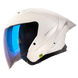 Casco moto shaft 246sp solid bl.pr abierto