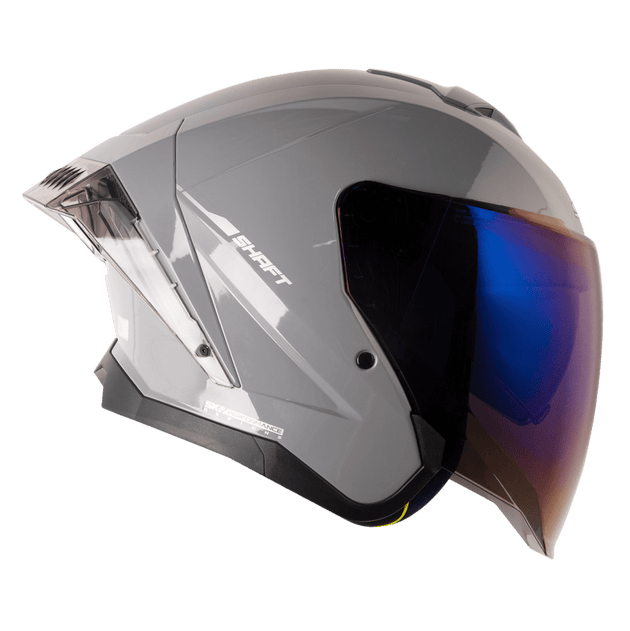 Casco moto shaft 246sp solid gr sl abierto