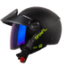 Casco moto shaft 212 solid ng am.n abierto jet