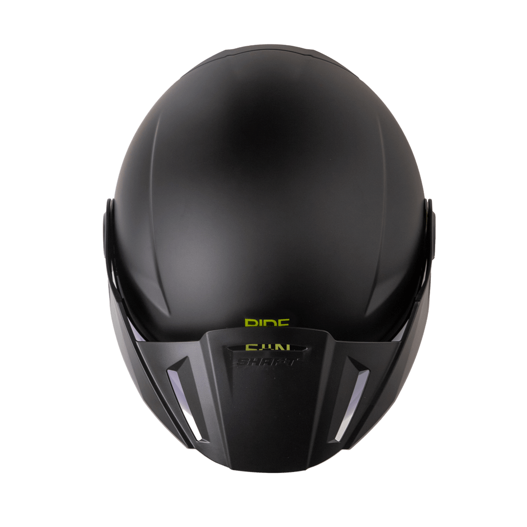 Casco moto shaft 212 solid ng am.n abierto jet