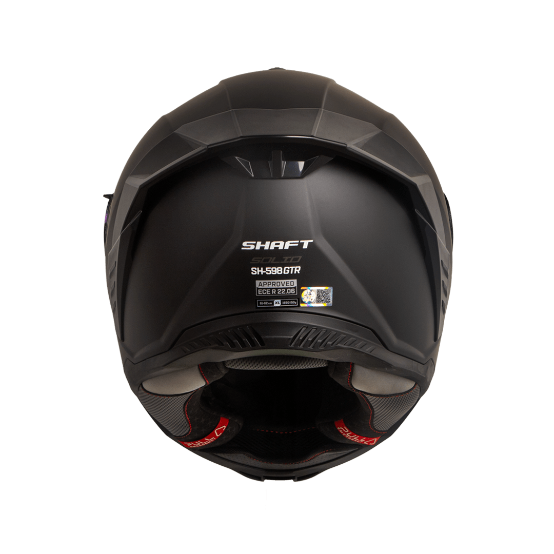 Casco moto shaft sh-598 gtr solid ng gr.os integral sun visor