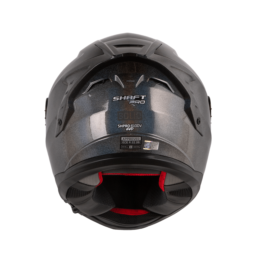 Casco moto shaft pro 610dv solid camaleon.gr.os integral sun visor