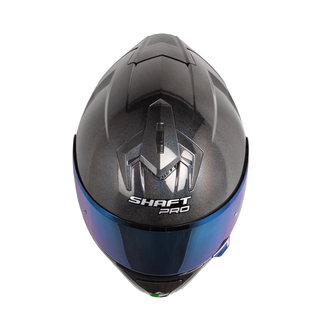 Casco moto shaft pro 610dv solid camaleon.gr.os integral sun visor