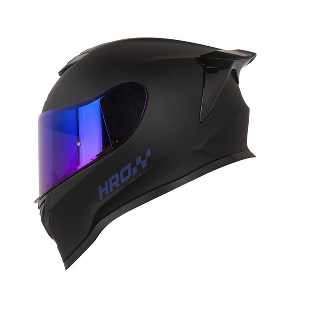 Casco moto hro 506 solid ng az.os integral norma DOT