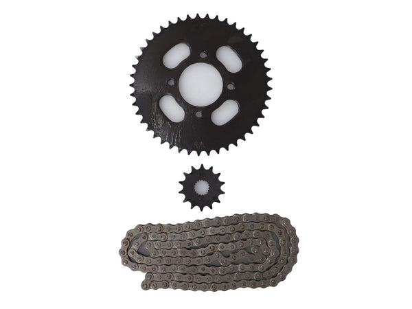 KIT TRANSMISION SUZUKI EN 125/GS-125 (14/45) (428H-120) CENTRO CATALINA 58MM/PERNO CATALINA 8.5MM/CANTIDAD PERNO CATALINA 4/DISTANCIA PERNO-PERNO CATALINA 55MM/ESTRIA INTERNA / SUZUKI