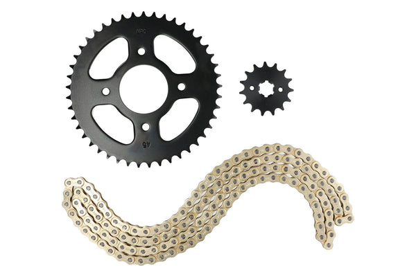 KIT TRANSMISION SUZUKI GIXXER 150 FI/CARBURADA/SF (DORADO) (R) / SUZUKI