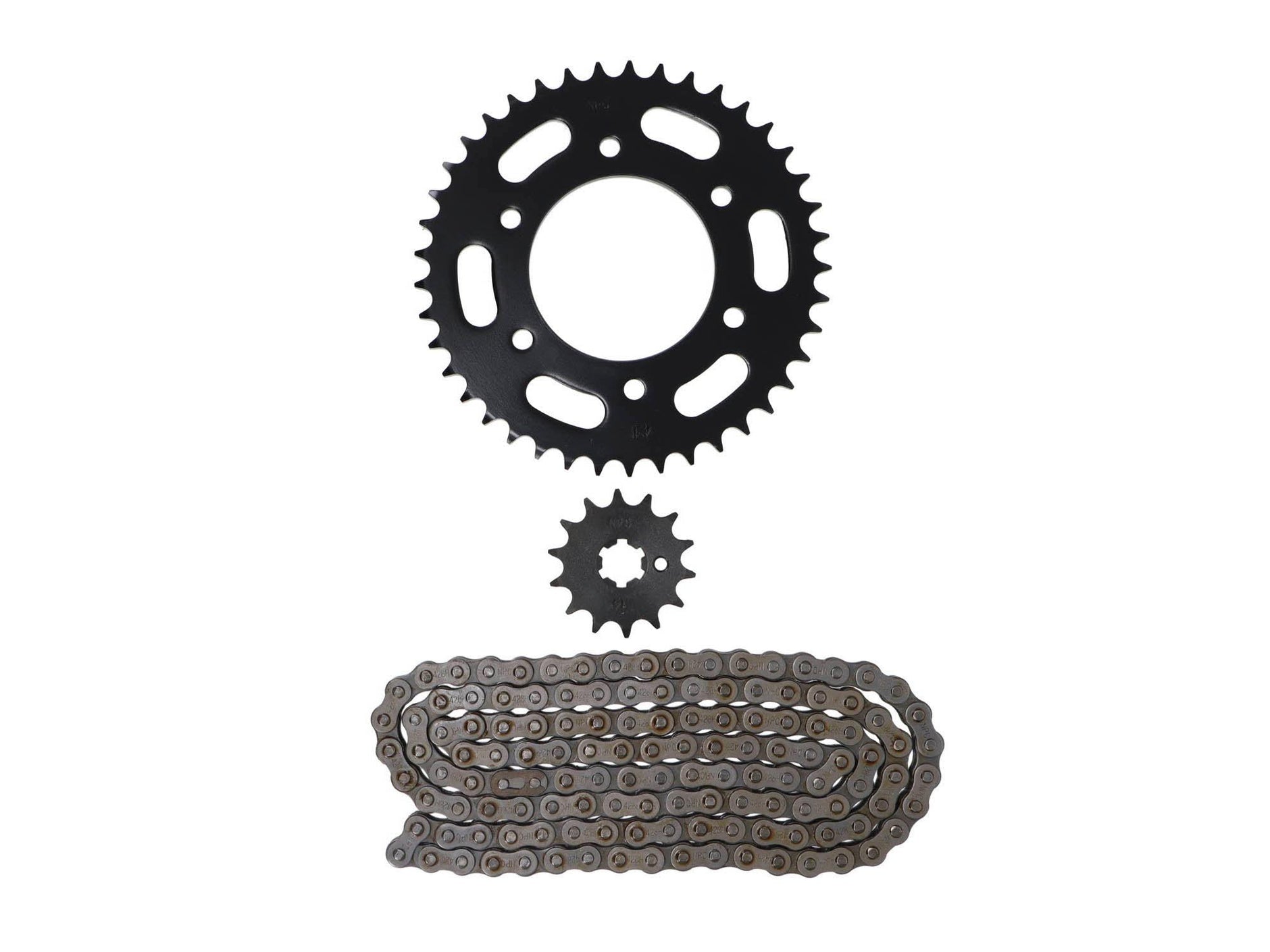 KIT TRANSMISION YAMAHA FZ 2.0 M.V DISCO Y BALATA (14/41) (428HX-132) / UNIVERSAL