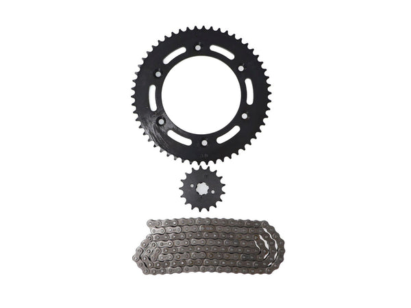 KIT TRANSMISION HONDA NXR BROSS 150 CARB 4T(R)(PIÃON 14T+CATALINA 43T+428HX120) / HONDA