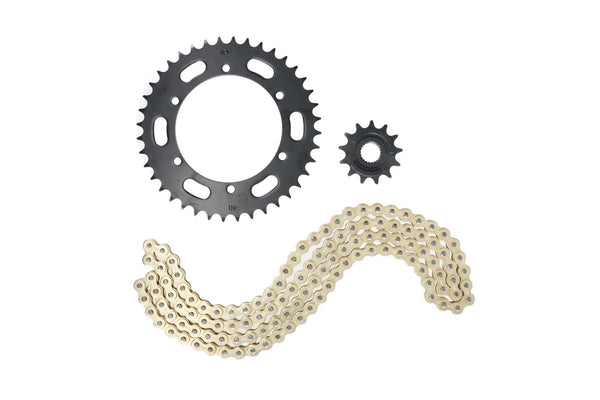 KIT TRANSMISION YAMAHA XTZ 250 (P.520) (DORADO) (R) / YAMAHA MOTOS