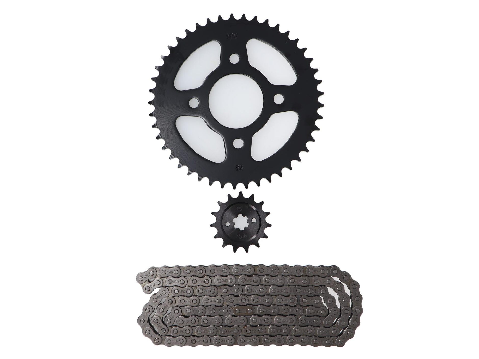 KIT TRANSMISION BAJAJ PULSAR 150NS/160NS HASTA 2018 (14/45) (428HX-136) / UNIVERSAL